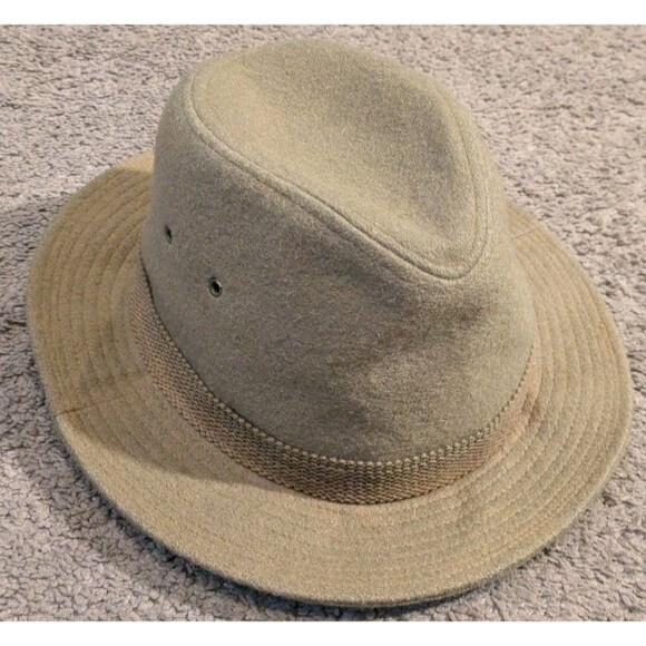 Vintage Stetson Green Fedora Hat Union Made in USA Men's Large - Picture 2 of 8